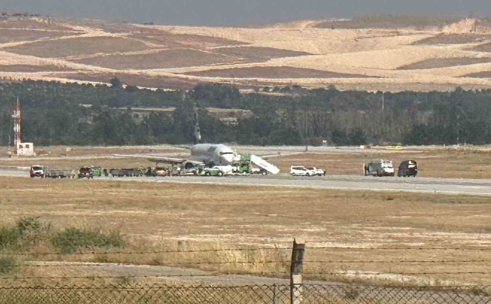 Gaziantep Havalimanında korku dolu anlar!
