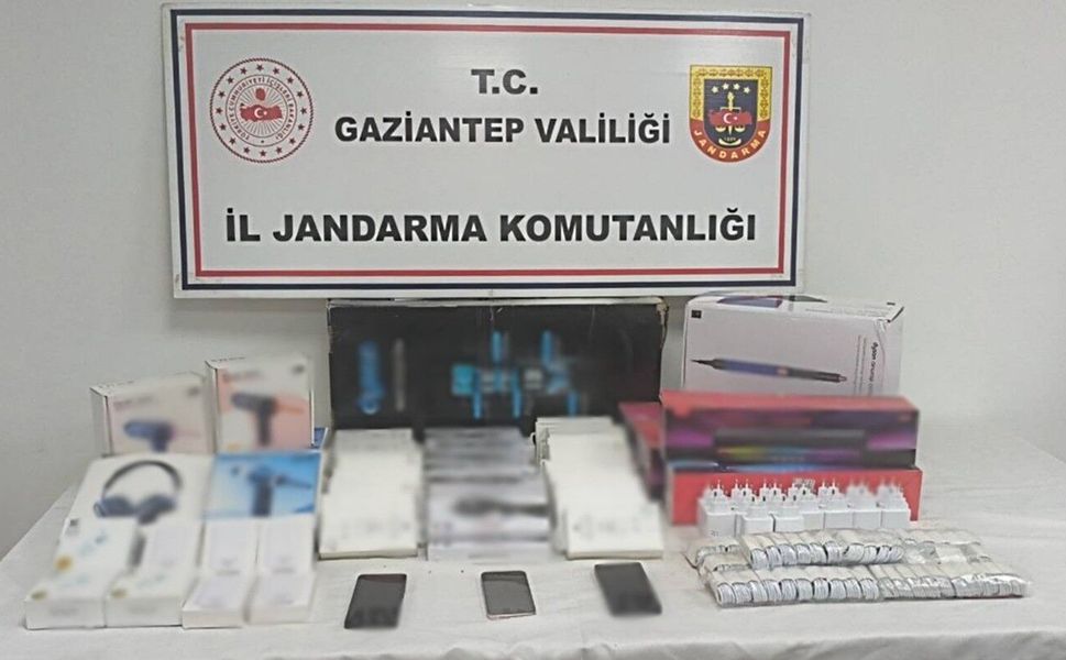 Gaziantep'te 1,4 milyon TL değerinde kaçak malzeme ele geçirildi: 2 gözaltı