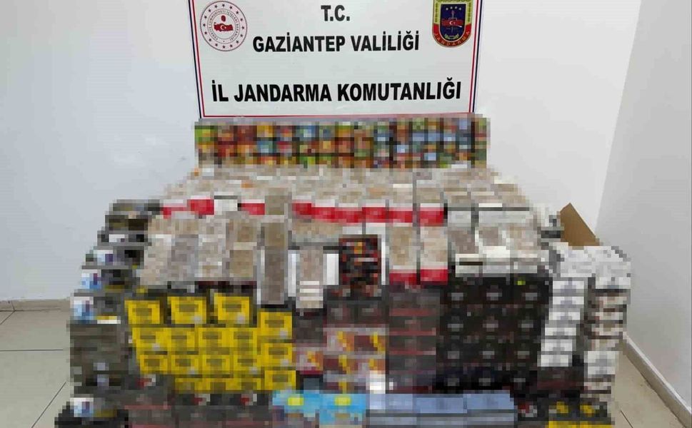 Gaziantep'te 1,8 milyon TL değerinde kaçak ürün ele geçirildi: 1 gözaltı