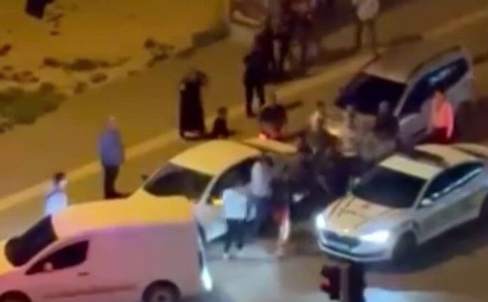 Gaziantep'te meydan savaşını aratmayan trafik kavgası!