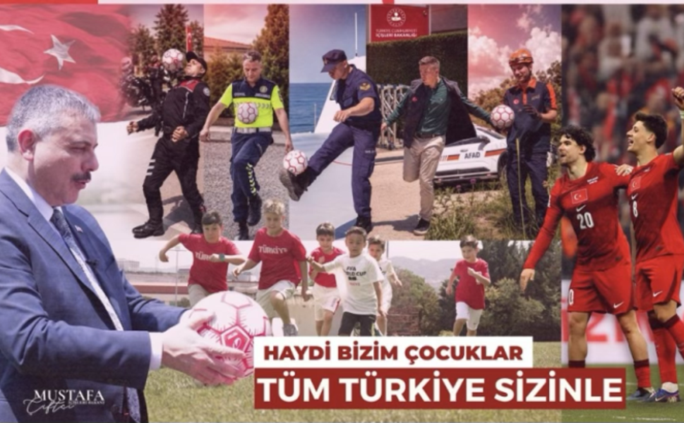 İçişleri Bakanlığı'ndan Milli Takım'a destek klibi!