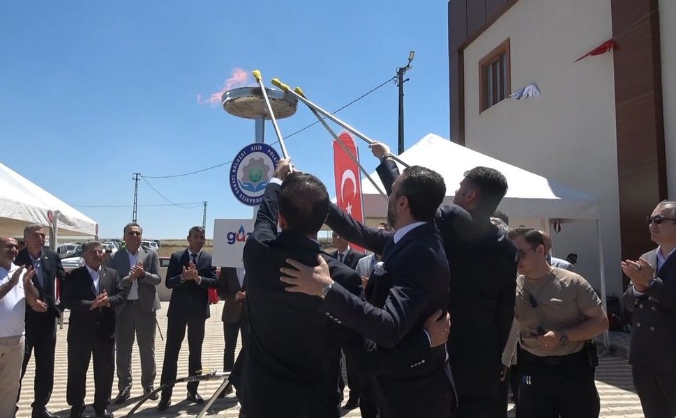 Kilis Polateli-Şahinbey OSB'de doğal gaz dönemi başladı