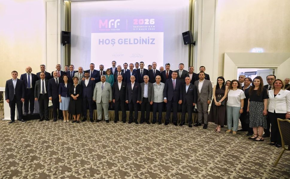 Gaziantep gıda sektörü ve MFF Ortadoğu Gıda Fuarı ortak akıl buluşması gerçekleştirildi