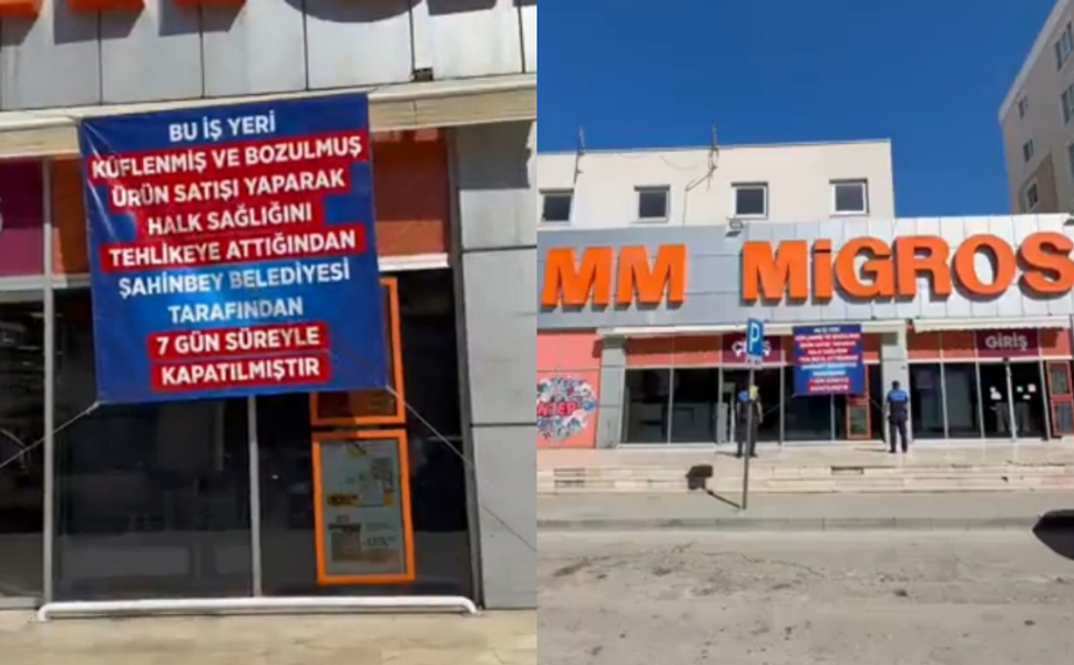 Gaziantep'te o zincir markete şok ceza! İkinci kez kapatıldı