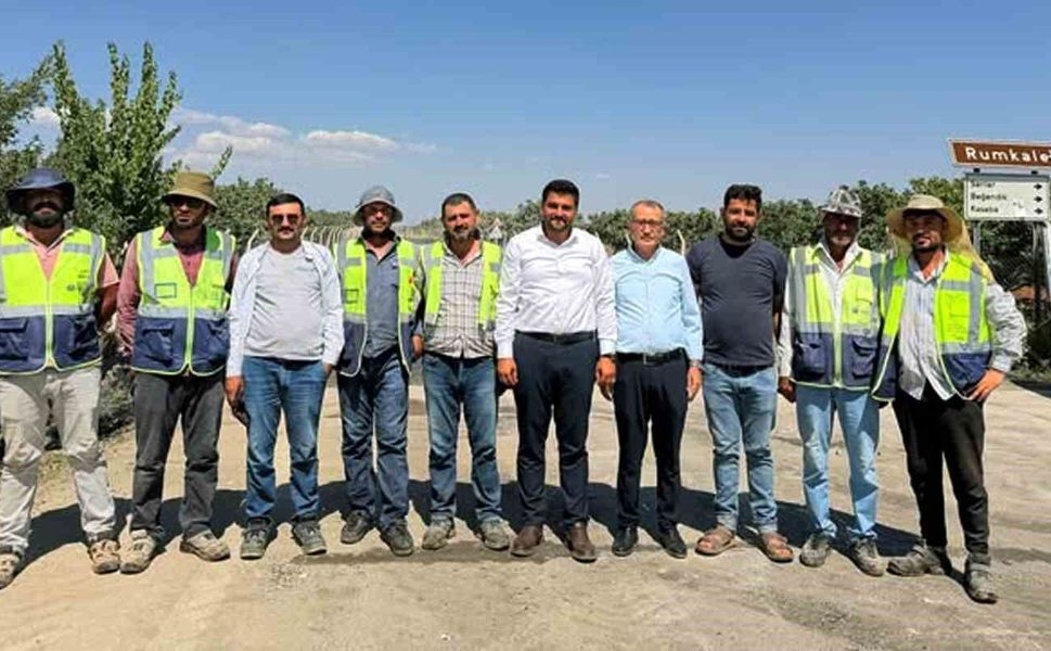 Başkan Şahin'e Araban'daki asfalt hizmeti için teşekkür