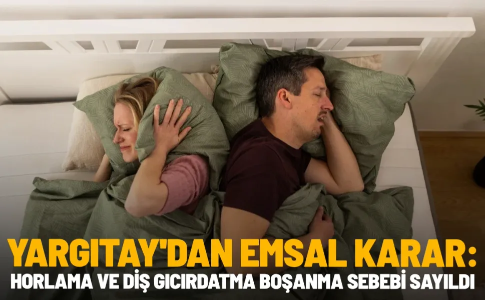 Bir emsal karar daha! Yargıtay boşanma sebebi saydı: Horlayan eş için tazminat kararı