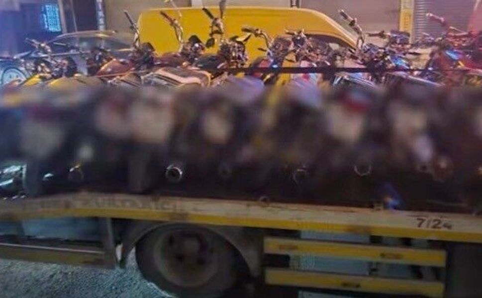 Gaziantep'te 168 motosiklet sürücüsüne 3 milyon TL ceza