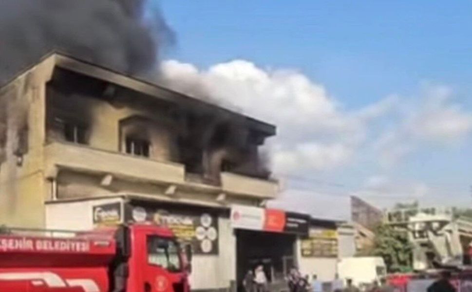 Gaziantep'te iş yeri yangını