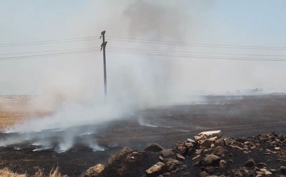 Gaziantep'teki anız yangınıyla ilgili 3 kişi gözaltına alındı