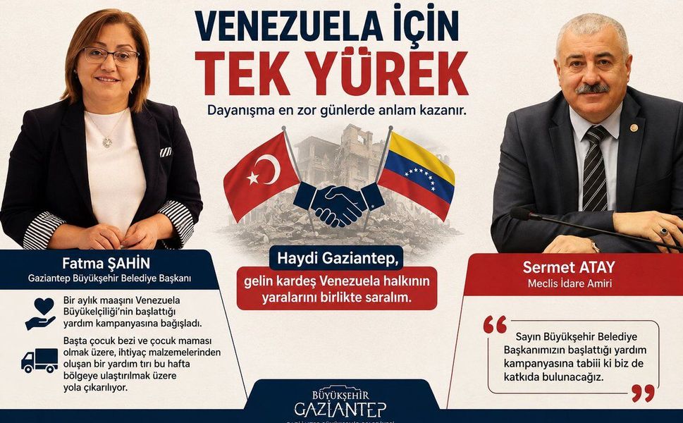 Venezuela'dan TBMM İdare Amiri Sermet Atay'a 'deprem' teşekkürü