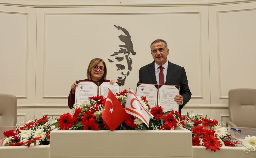 Gaziantep, Gazimağusa ile kardeş şehir protokolü imzaladı