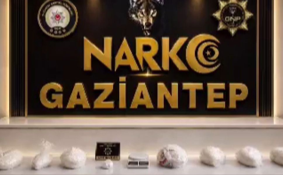 Gaziantep'te 7 kilo uyuşturucu ele geçirildi: 2 gözaltı