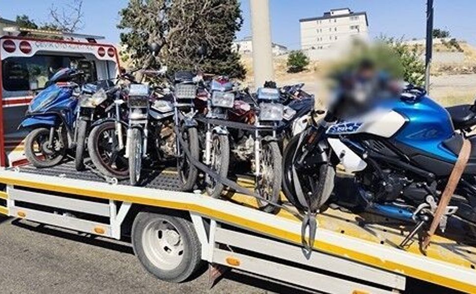 Gaziantep'te 760 motosiklet sürücüsüne 9 milyon ceza