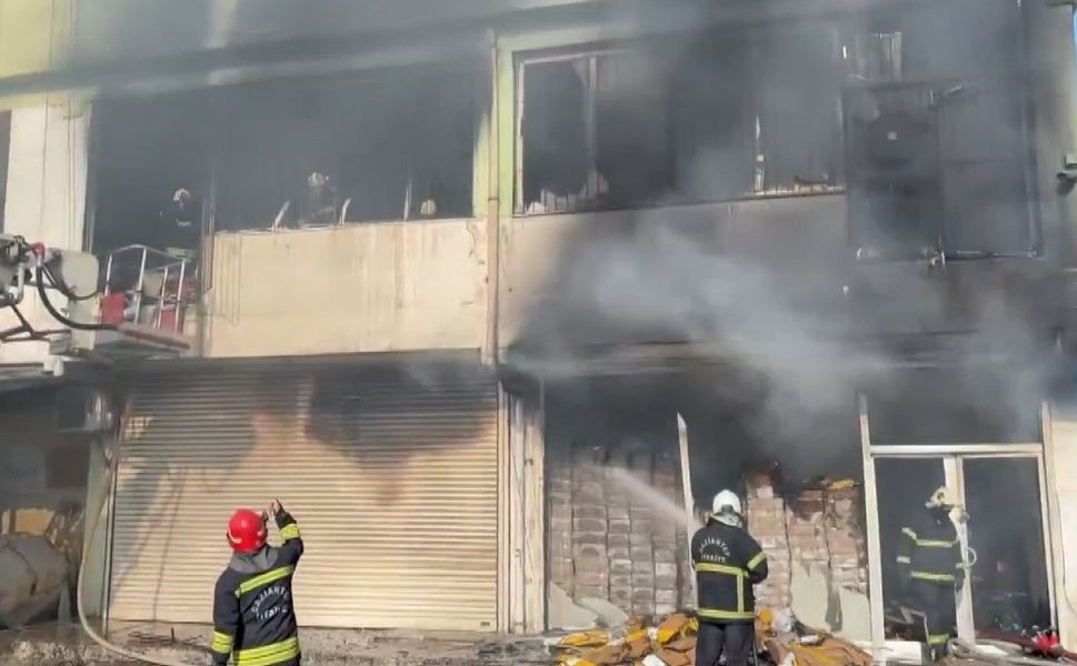 Gaziantep'te korkutan iş yeri yangını