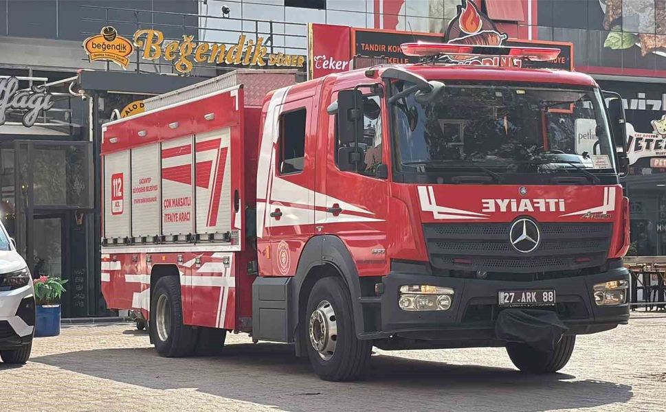 Gaziantep'te lokanta bacasında çıkan yangın söndürüldü