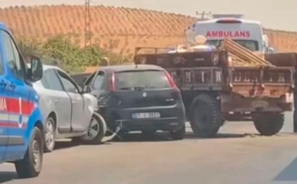 Gaziantep'te zincirleme kaza: 2 yaralı
