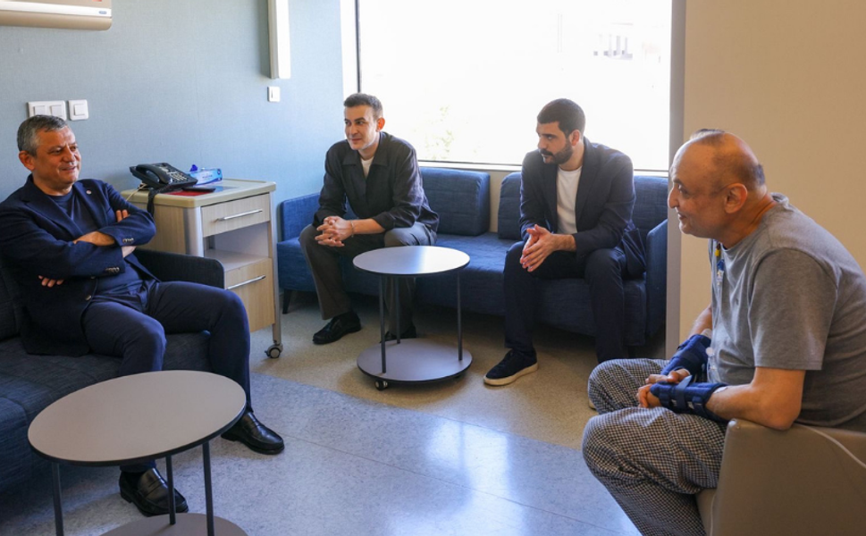 Melih Meriç’in tedavisi sürüyor! Özgür Özel hastanede ziyaret etti