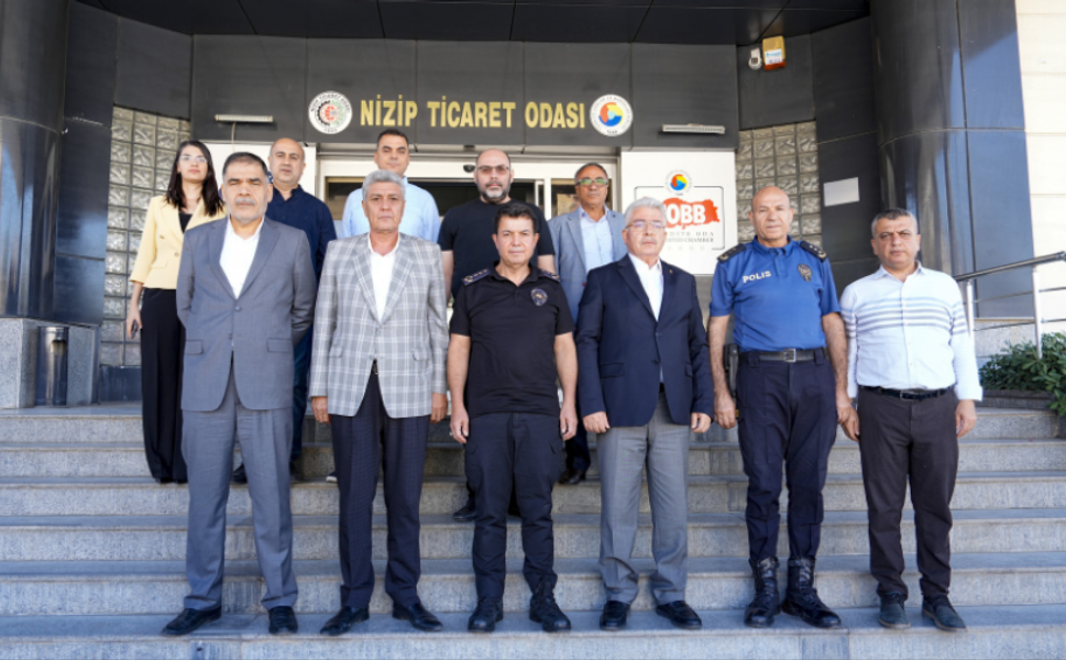 Gaziantep İl Emniyet Müdürü Celal Özcan’dan NTO’ya ziyaret