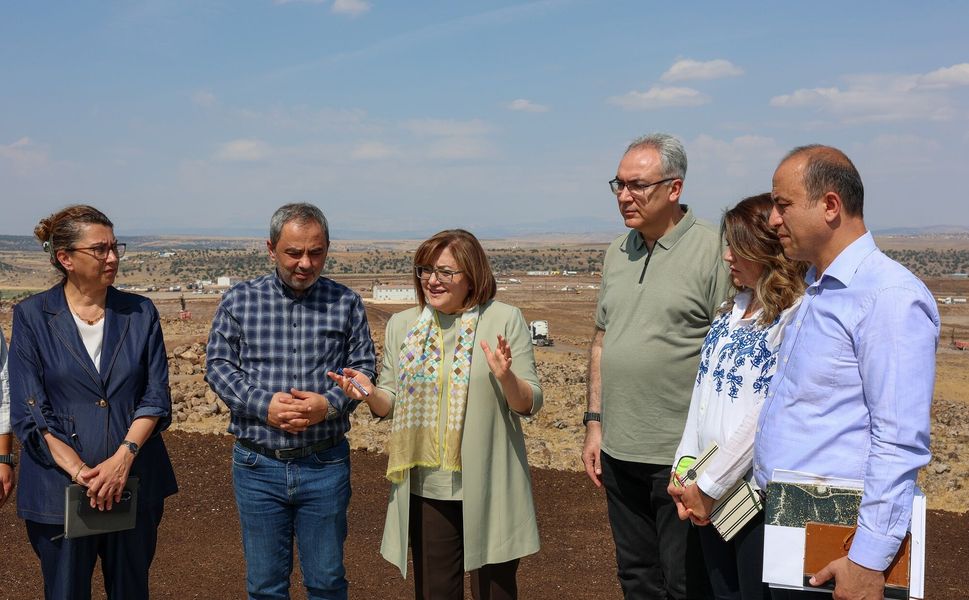 Başkan Fatma Şahin, Tugay Alanında Çalışmaları Yerinde İnceledi