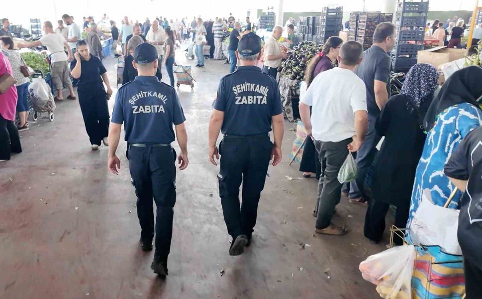 Şehitkamil'de pazar yerlerinde kapsamlı denetim