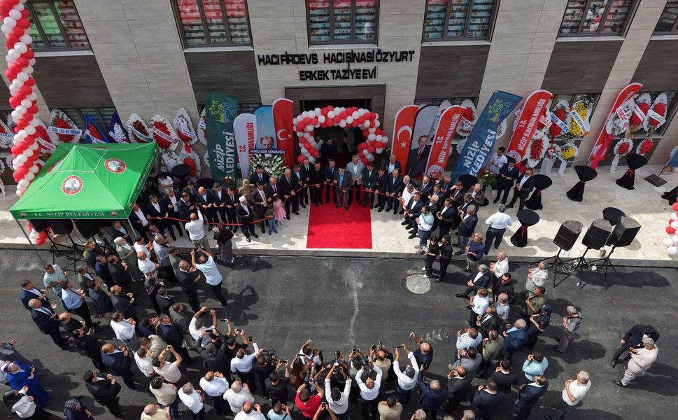 Nizip’te Özyurt ailesinden büyük hayır! Taziye evi ve Kur’an kursu açıldı