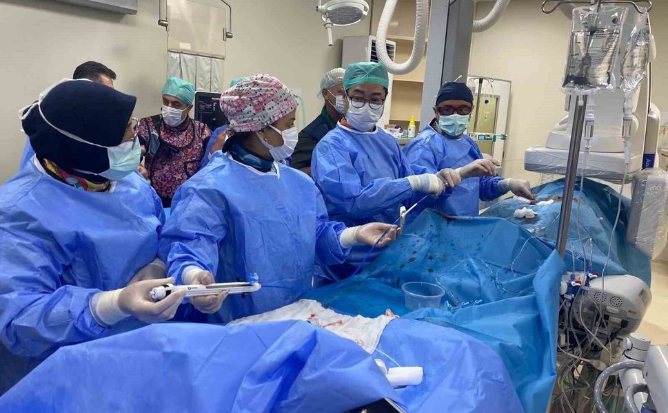 Çocuk kalp tedavisinde Türkiye'de bir İlk GAÜN Çocuk Hastanesinde gerçekleştirildi
