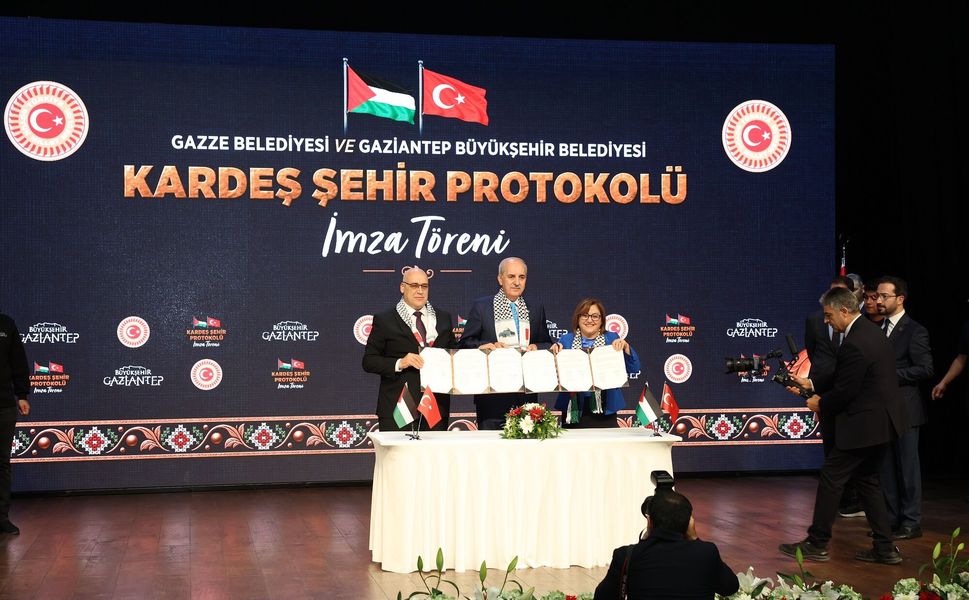 Gaziantep ile Gazze arasında kardeş şehir protokolü imzalandı