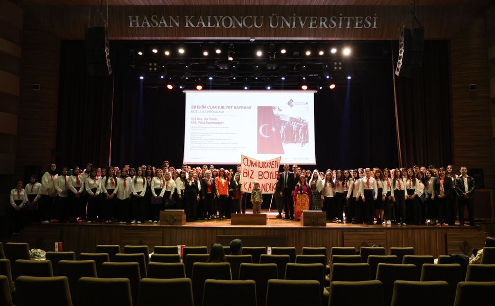Hasan Kalyoncu Üniversitesi’nde Cumhuriyet’in 103. yılı kutlandı