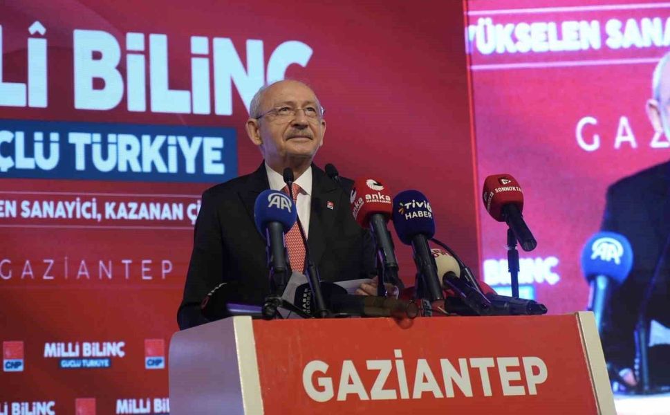 Kılıçdaroğlu, Gaziantep'te 'Milli Bilinç, Yükselen Sanayi, Kazanan Çiftçi' programına katıldı