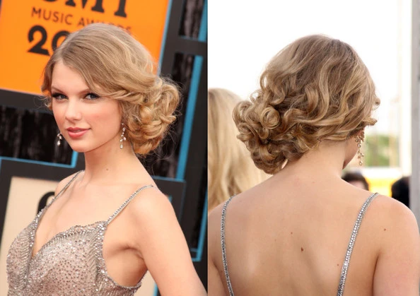 Taylor Swift Updo Hairstyles