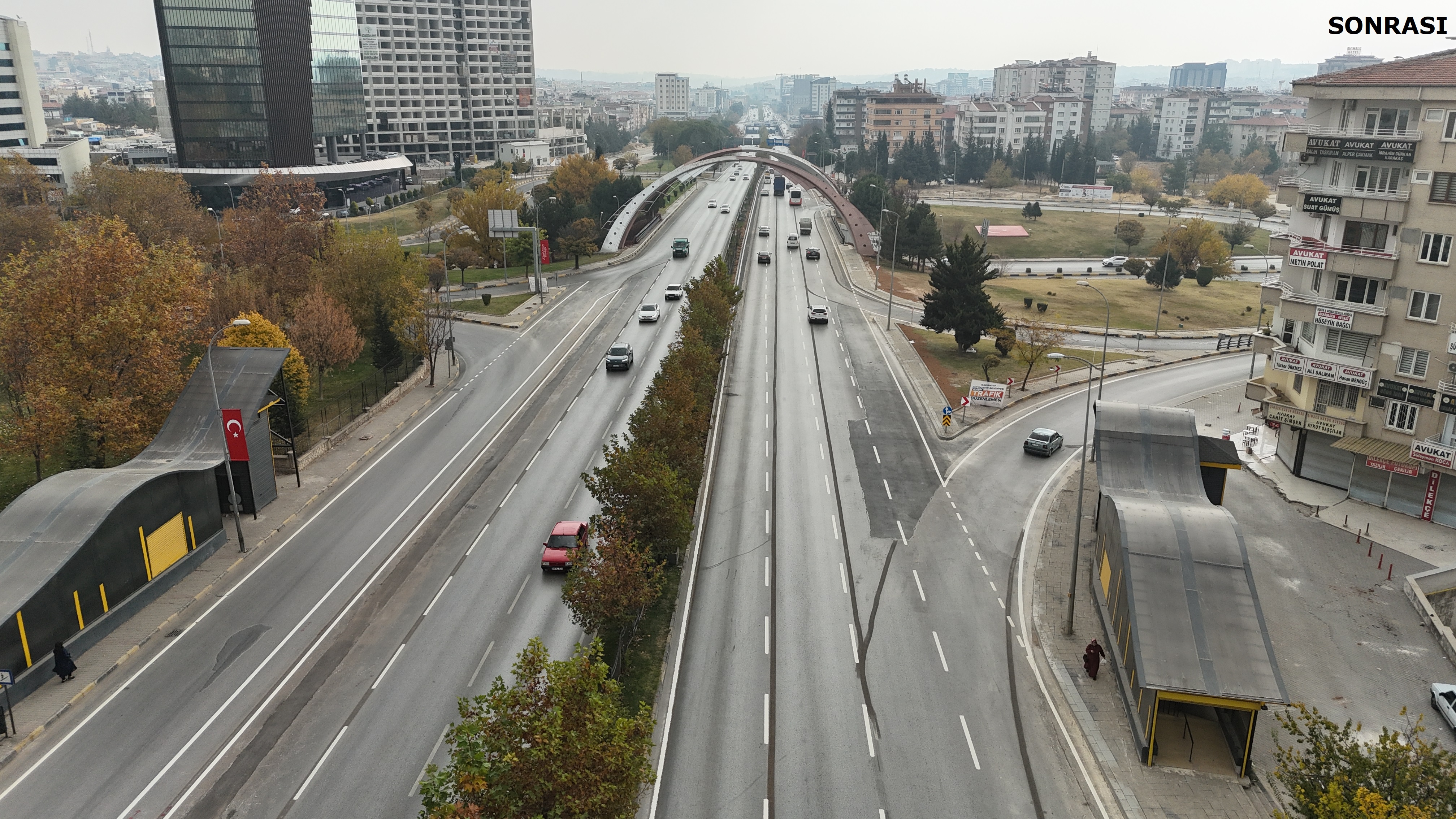 Gazi̇antep Büyükşehi̇r Tugay Köprülü Kavşaği'nda Çalişmalarini Tamamladi (4)