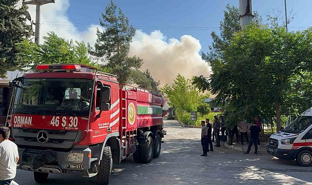 Gaziantep39Te Hali Fabrikasinda Yangin 2