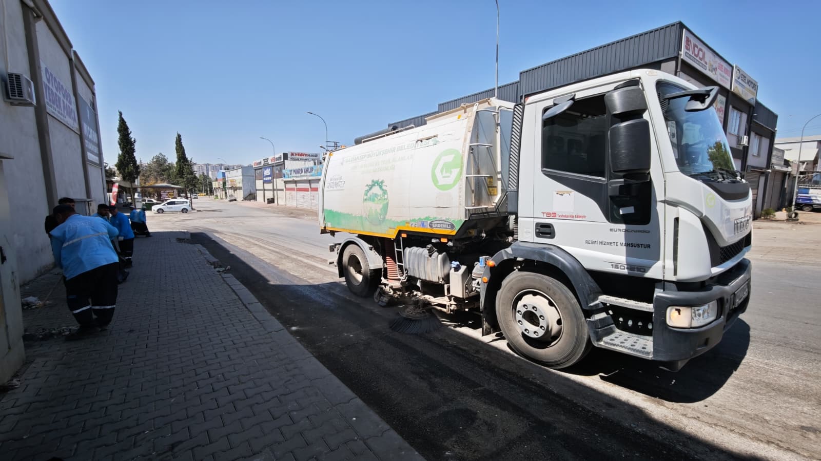 Gazi̇antep Büyükşehi̇r, Küsget Sanayi̇ Si̇tesi̇’nde Kapsamli Temi̇zli̇k Yapti (3)