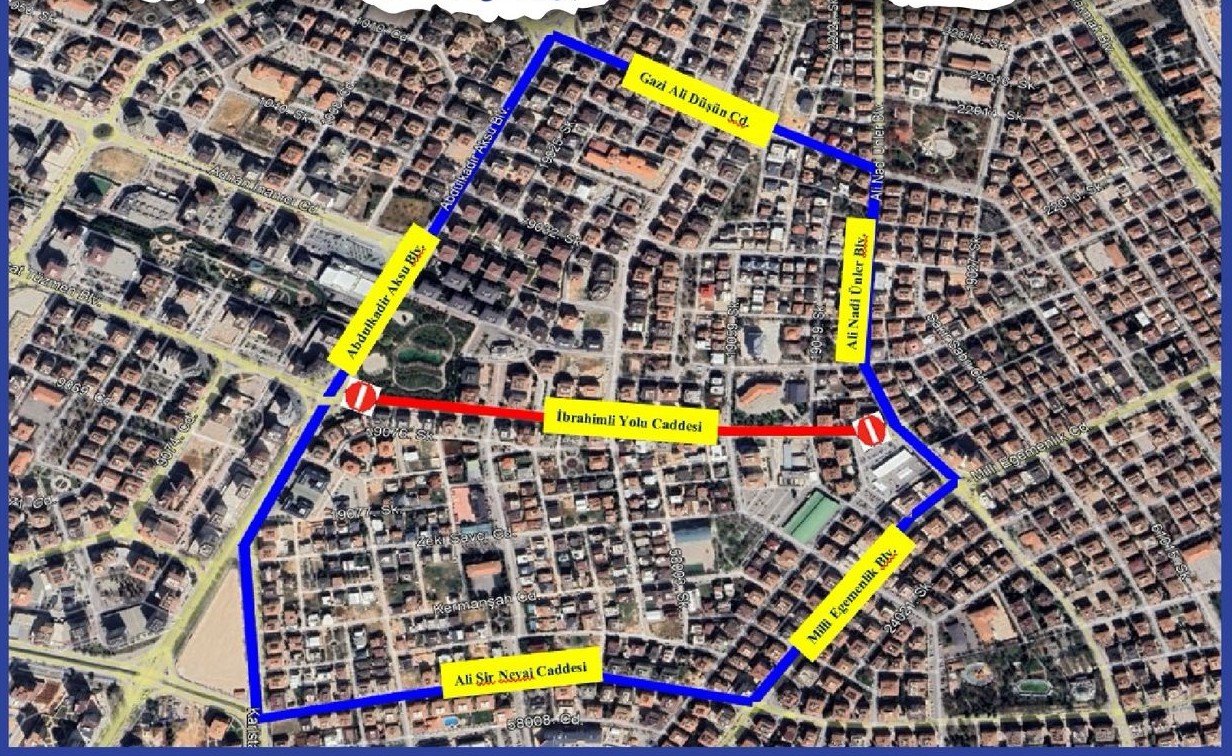 İbrahi̇mli̇ Yolu Caddesi̇ Trafi̇ğe Kapaniyor