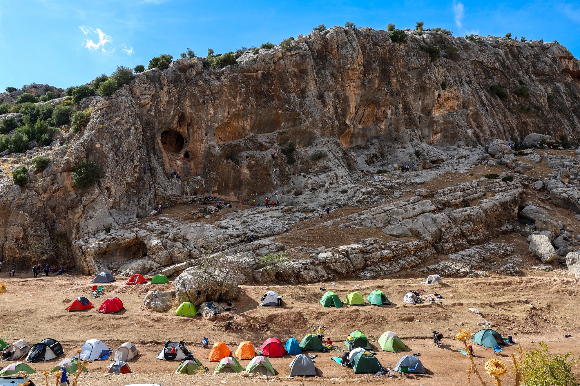 Gazi̇antep Büyükşehi̇r Köklüce Kanyonu Tirmaniş Şenli̇ği̇ İle Heyecan Üst Sevi̇yeye Çikti (2)