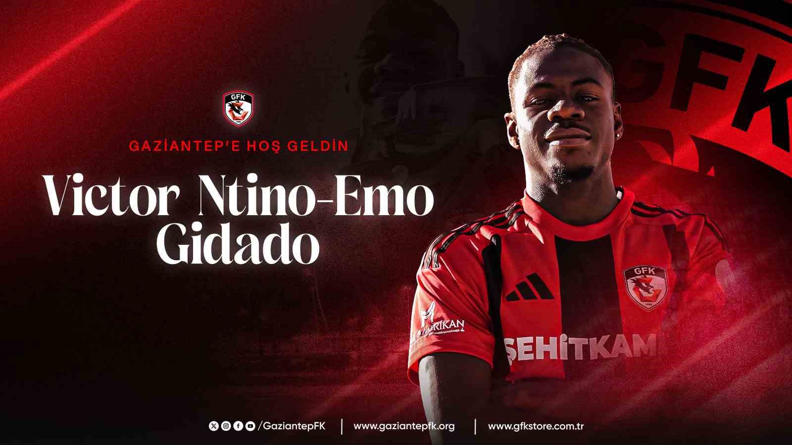 Victor Ntino Emo Gidado, Gaziantep Fk'da