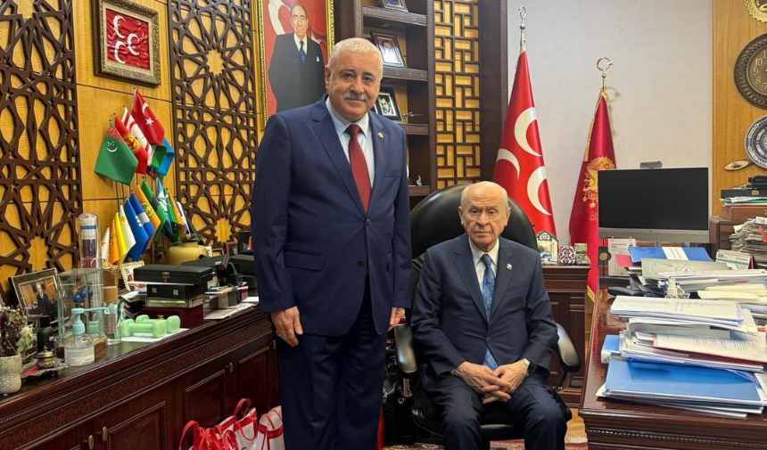 TBMM İdare Amiri Sermet Atay'dan MHP Lideri Devlet Bahçeli'ye anlamlı ziyaret